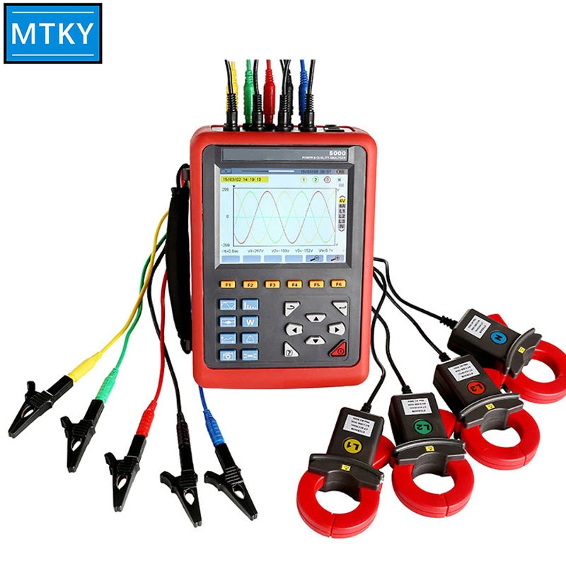 Three Phase Power Quality Analyzer with Digital 3 Phase Power Analyzer Current Sensor