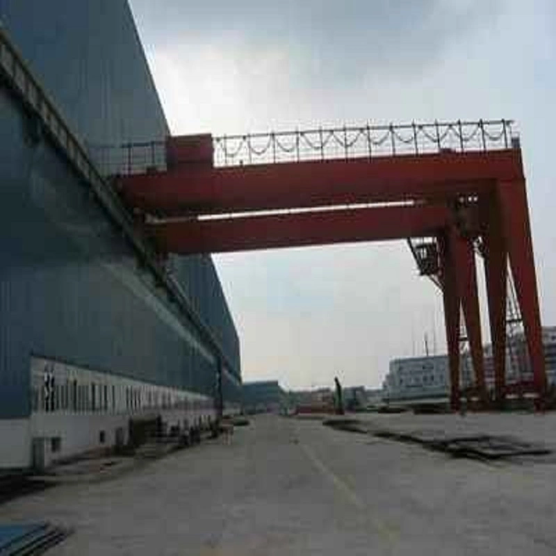 Single Girder Semi-Gantry Crane with Wire Rope Electric Hoist