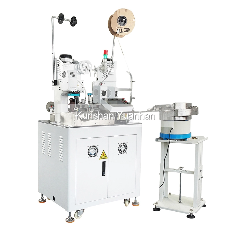 Automatic Double Side Crimping Machine with Single Side Insert Plastic Shell