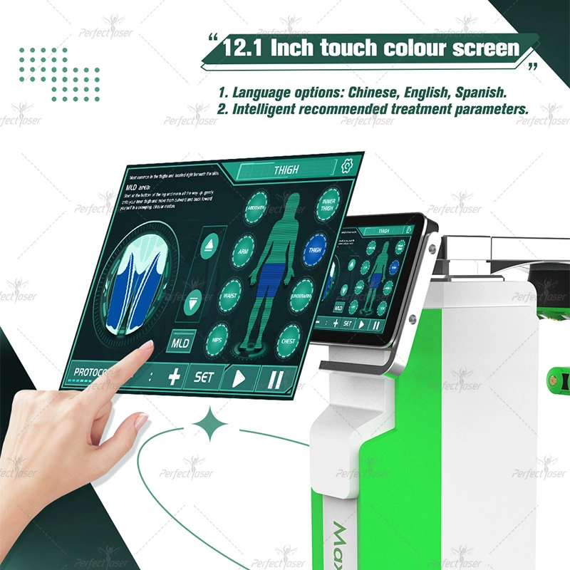 Emerald non chirurgical Diode perte de poids laser machine avec des lentilles importées