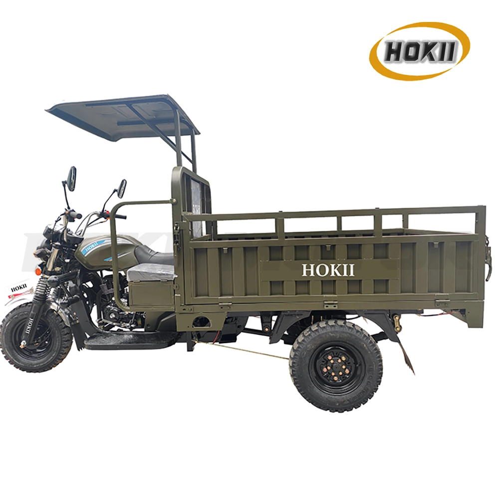 China Good Quality 3 Wheel Motorcycle Air Cooled Engine Petrol Passenger Tricycle Cargo Transport for Sale