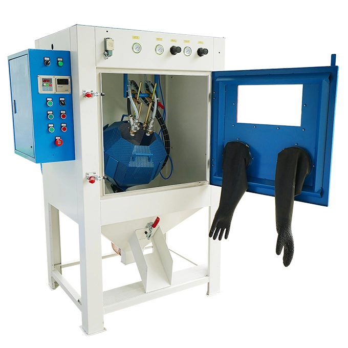 Automatic Sand Blasting Cabinet with Tumble Basket