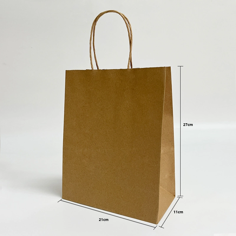 Custom-Made Enterprise Trademark Paper Bag Commercial Catering Thickened Kraft Paper Bag Can Be Degraded