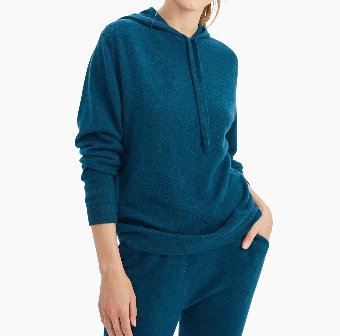 Women&prime; S Luxe 100% Cashmere Pullover Hoodie Sweater Sweatshirts