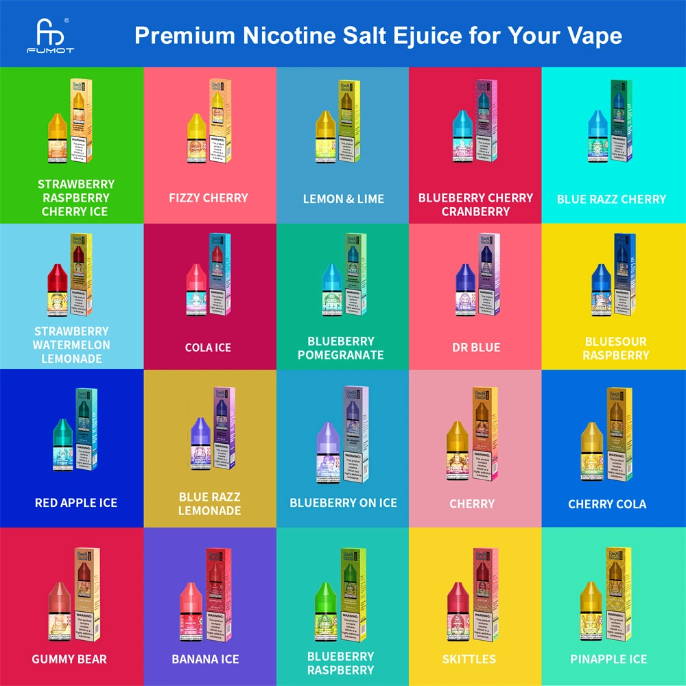 Sal de la nicotina Ejuice Premium 36 sabrosos sabores Vape líquido para cigarros sabor E LÍQUIDO CRISTAL con 36 Flavore Cigaret Fumot Randm Tornado Ejuice 7000