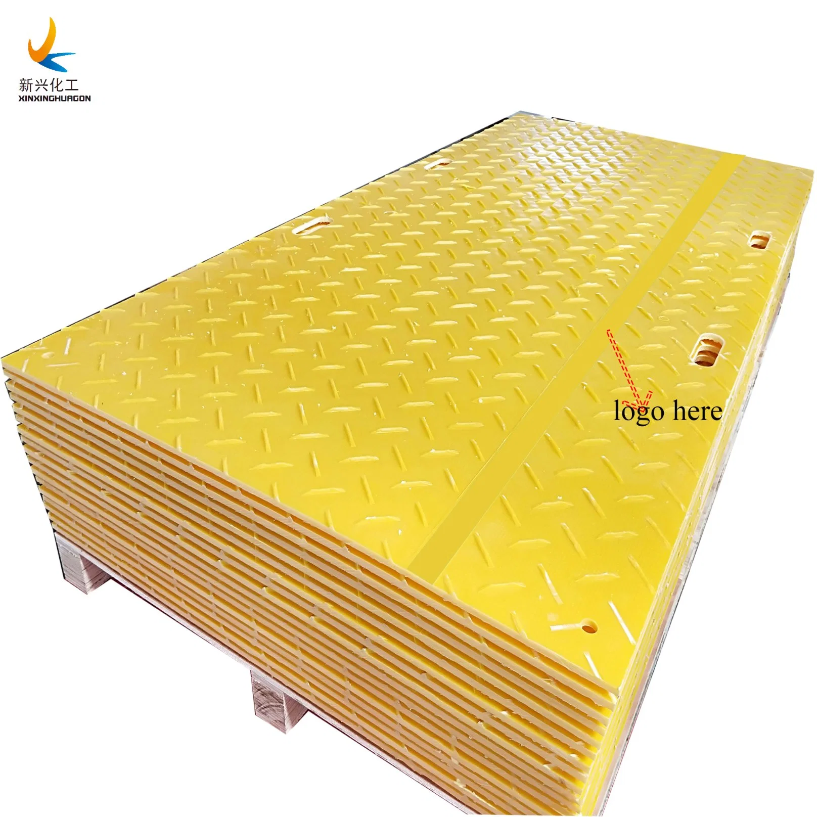 Chinese Manufacture HDPE Plastic Access Lawn Temporary Road Mat