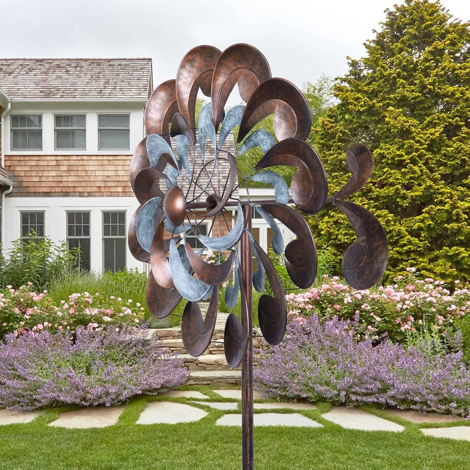 Wind Spinner, Kinetic Wind Spinner Outdoor Metal Large