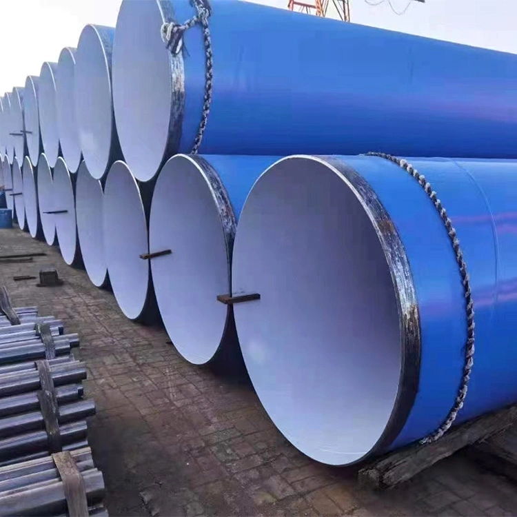 426*6*7 Inner and Outer Composite Coated Steel Pipe 1820*16 Large Diameter Anti-Corrosion Pipeline Drinking Water Spiral Pipe