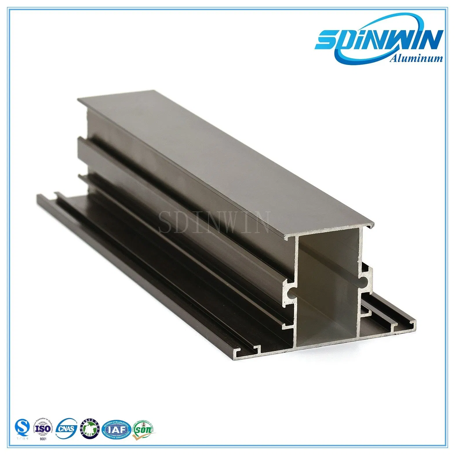 Anodize/Powder Coat T Slot Extruded Aluminum Alloy Frame Profile Window Door