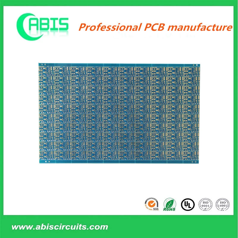 Multi Layers Electronics PCB Printed Circuits Board Made of Fr4 Tg150 with 2 U" Enig in Blue Ink