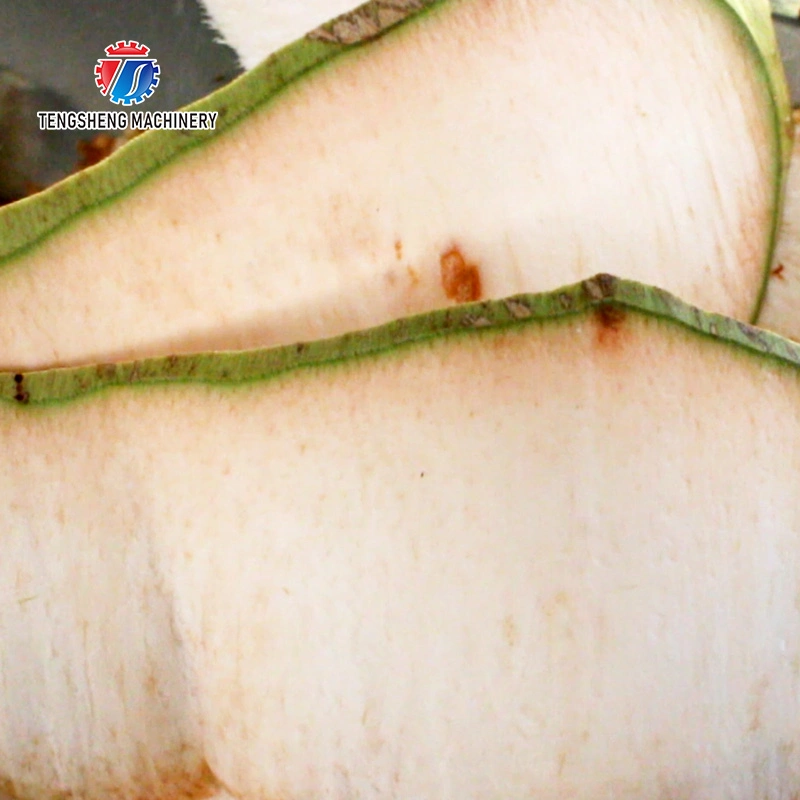 Forma de rombo de cáscara de coco tierno exfoliación de la piel de la máquina de corte de fresado