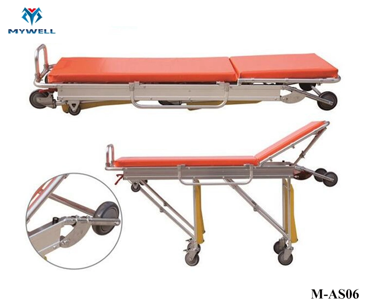 M-As06 Aluminum Hospital Emergency Ambulance Stretcher