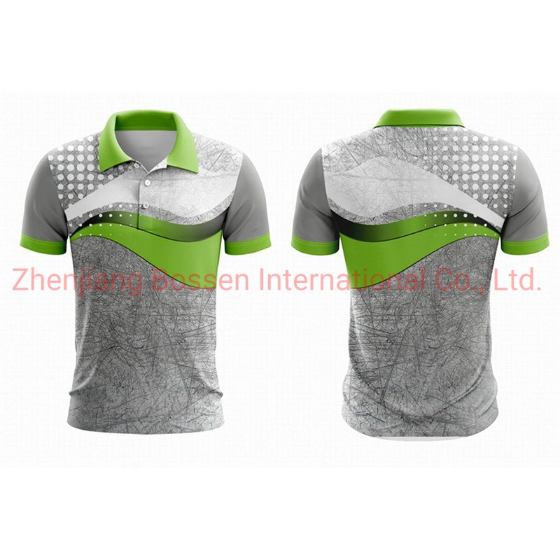 China Polo Factory OEM Custom Design Sports Wear Team Player Fans Uniform Polo Shirt