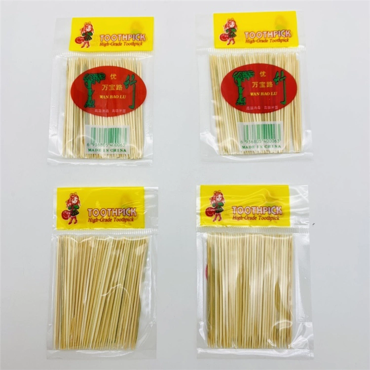 Bamboo Toothpick with Customized Package for Supermarket