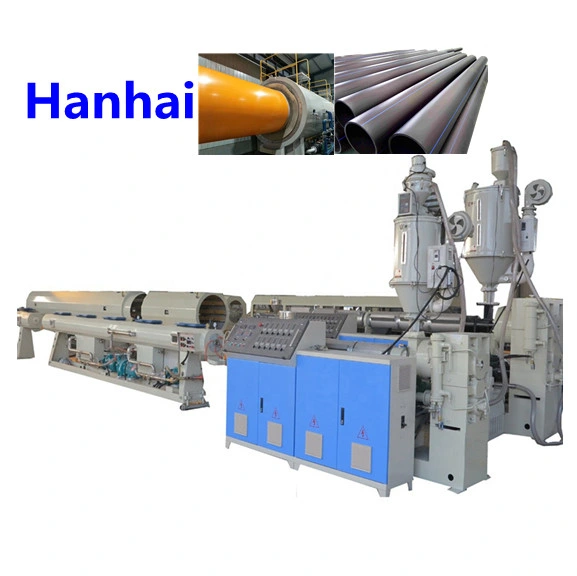 Expanded Used Plastic Water Supply Tube Pipe Extruder Equipment PE Drain Anchor Special Gas HDPE Pipe Producing Production Line Machine