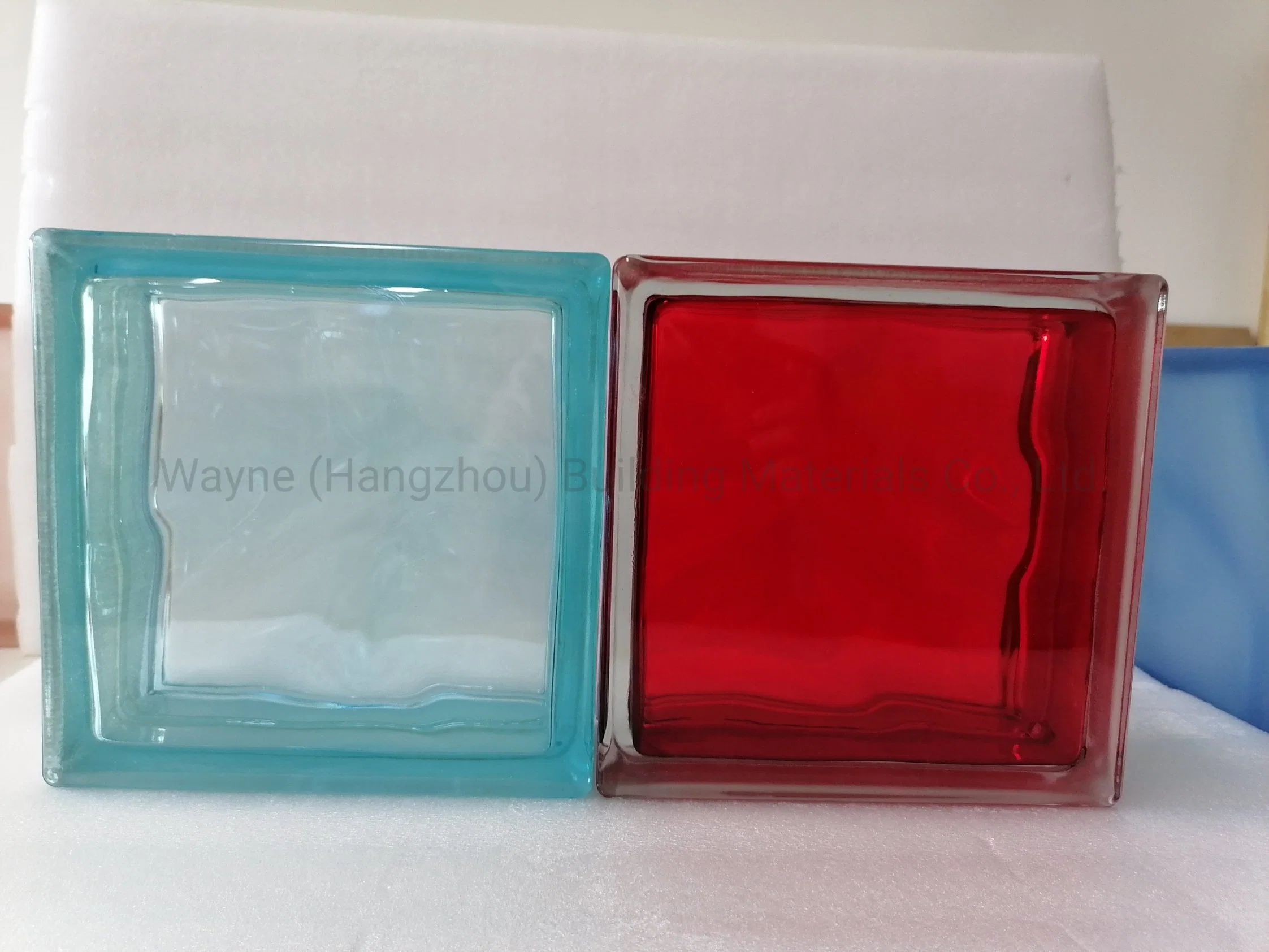 Decorative Art Design 190*190*80mm Building Glass Block