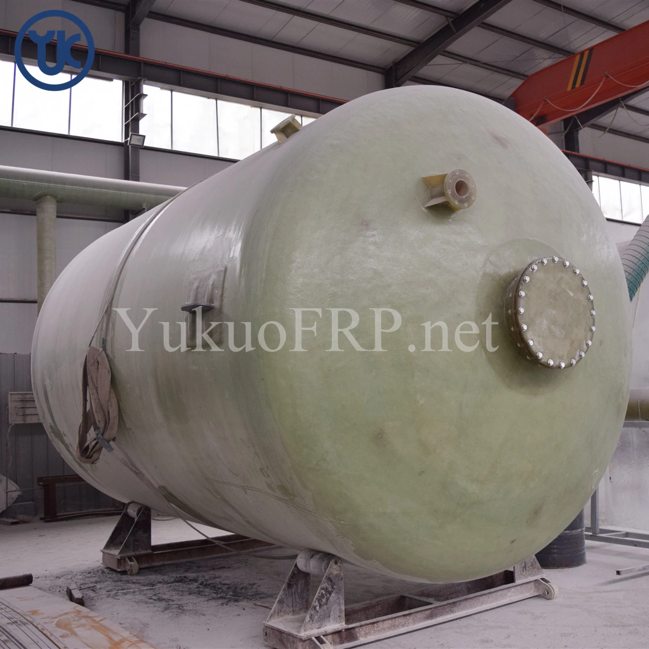 High Quality Wear Resistant FRP Round Container GRP Container Chemical Industry