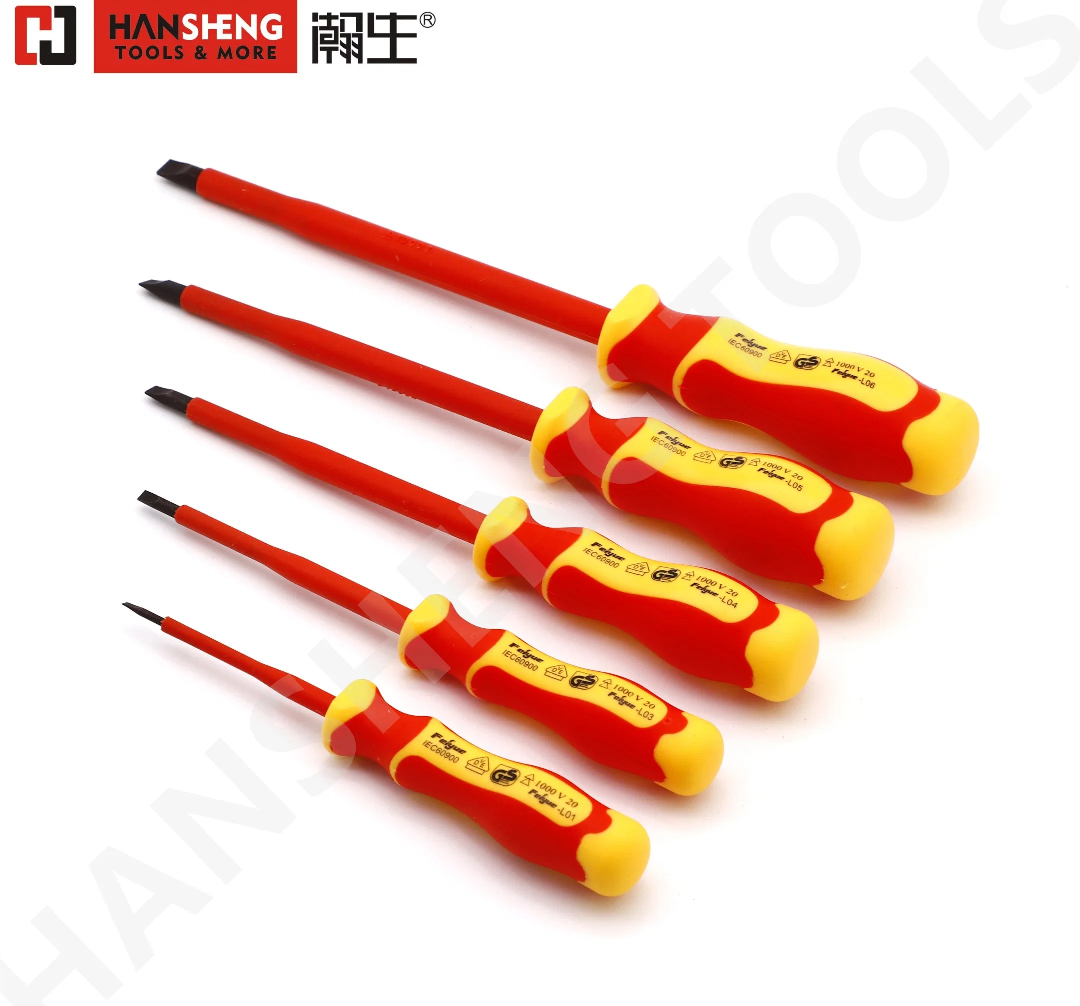 Professional VDE Screwdriver, Hand Tools, Hardware Tools, Made of S2, VDE Screwdriver, Professional Screwdriver, Regular Size, Screwdriver Cross