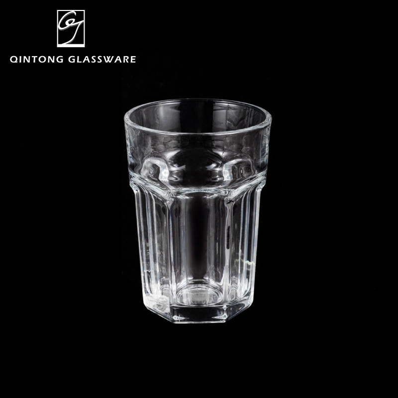 Glas Bar Becher Große Kapazität Craft Draft Beer Cup Gläser Sechseckige Weiße Bierbecher Glas Ware Set Logo