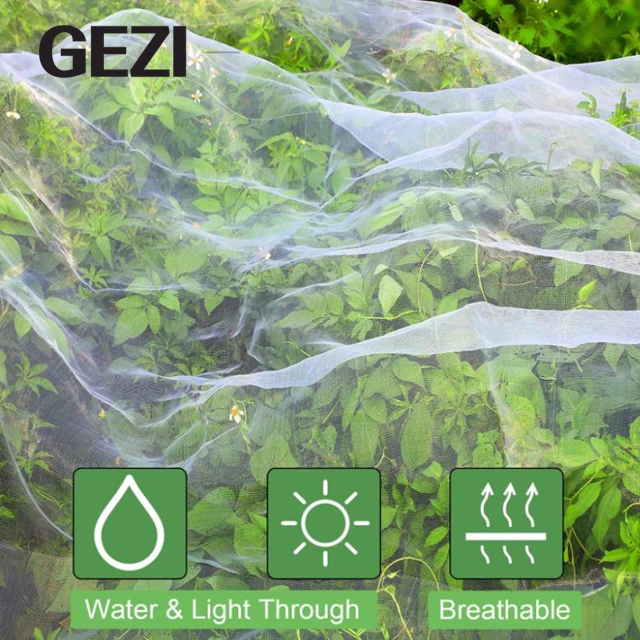 HDPE Anti Insect Netting 40 Mesh Count Pure White Anti Hail Net Agricultural Tree Protection Bag Saver