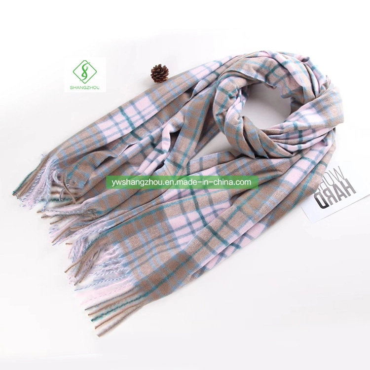 Un style classique brossé foulard payé 100% Polyester Fashion femmes châle