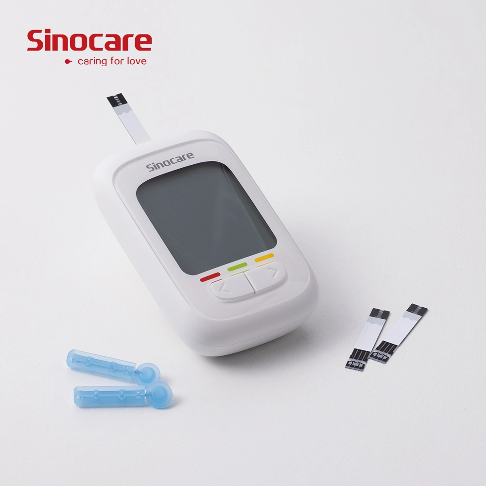 Sinocare Household Medical Devices Blood Glucose Meter with Strips