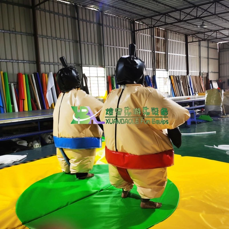 Adults Inflatable Foam Padded Sumo Wrestling Suits Fighting Set