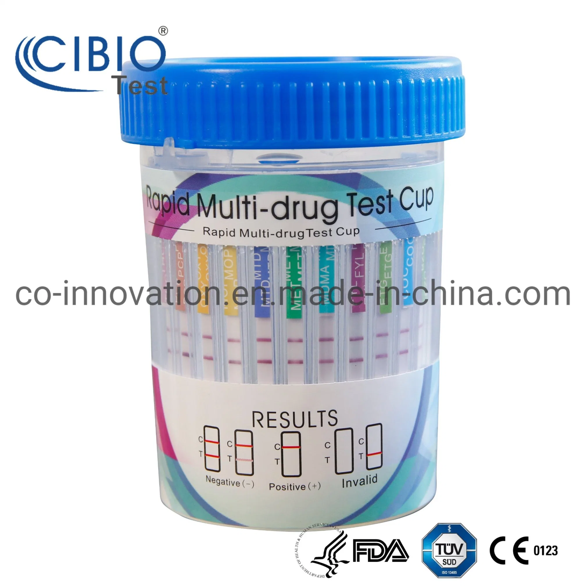 FDA and Clia Urine Drug Test Cup Detecting a Number of Drugs