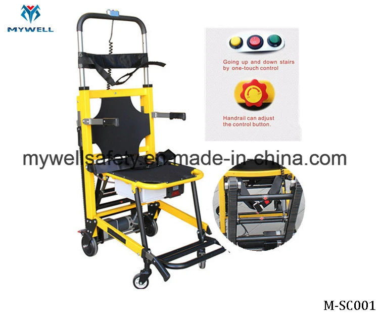 M-ESC001 motorizado plegable Silla de la escalera de emergencia de evacuación