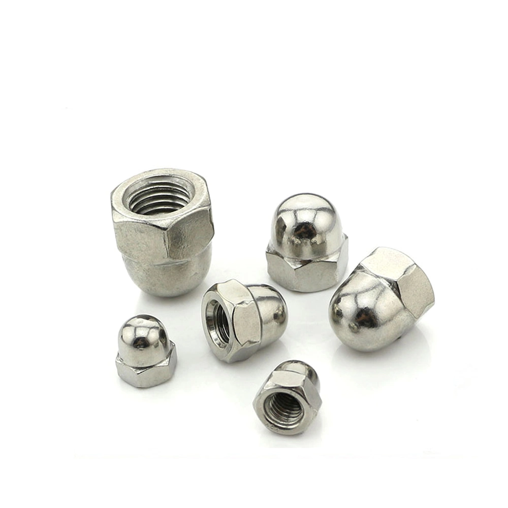 M8 M10 Stainless Steel Zinc Black Oxide 304 Dome Cap Nuts