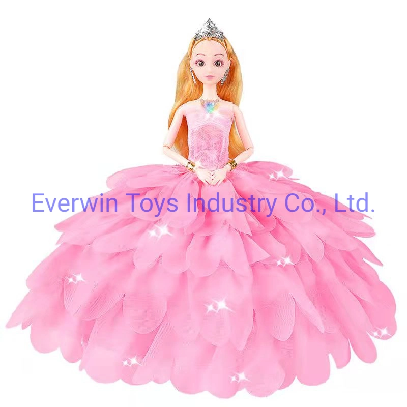 Plastic Toy Christmas Gift Doll Wedding Dress Clothes for 1/6 Doll