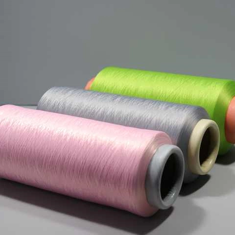 ثبات ألوان عالٍ 100% Yarn Dope مصبوغ بالألوان DTY خيوط النسيج المستخدمة في حفظ الأمتعة