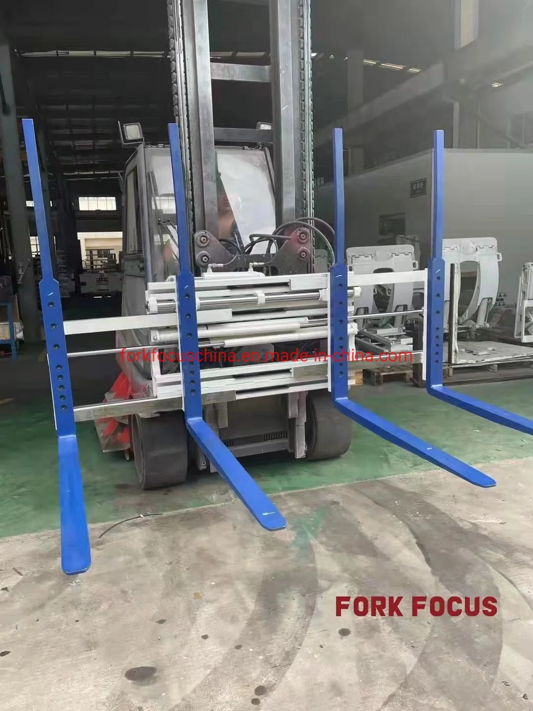 Forklift Customizable Single-Double Pallet Handler Attachment for Forkfocus Extensions