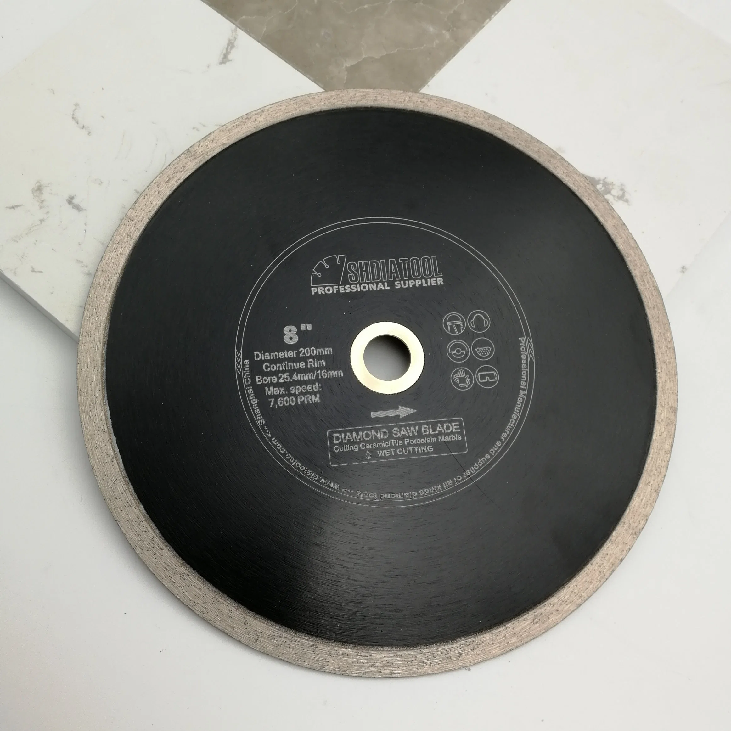 4'' Hot Pressed with 8mm Working High Continue Rim Diamond Saw Disk