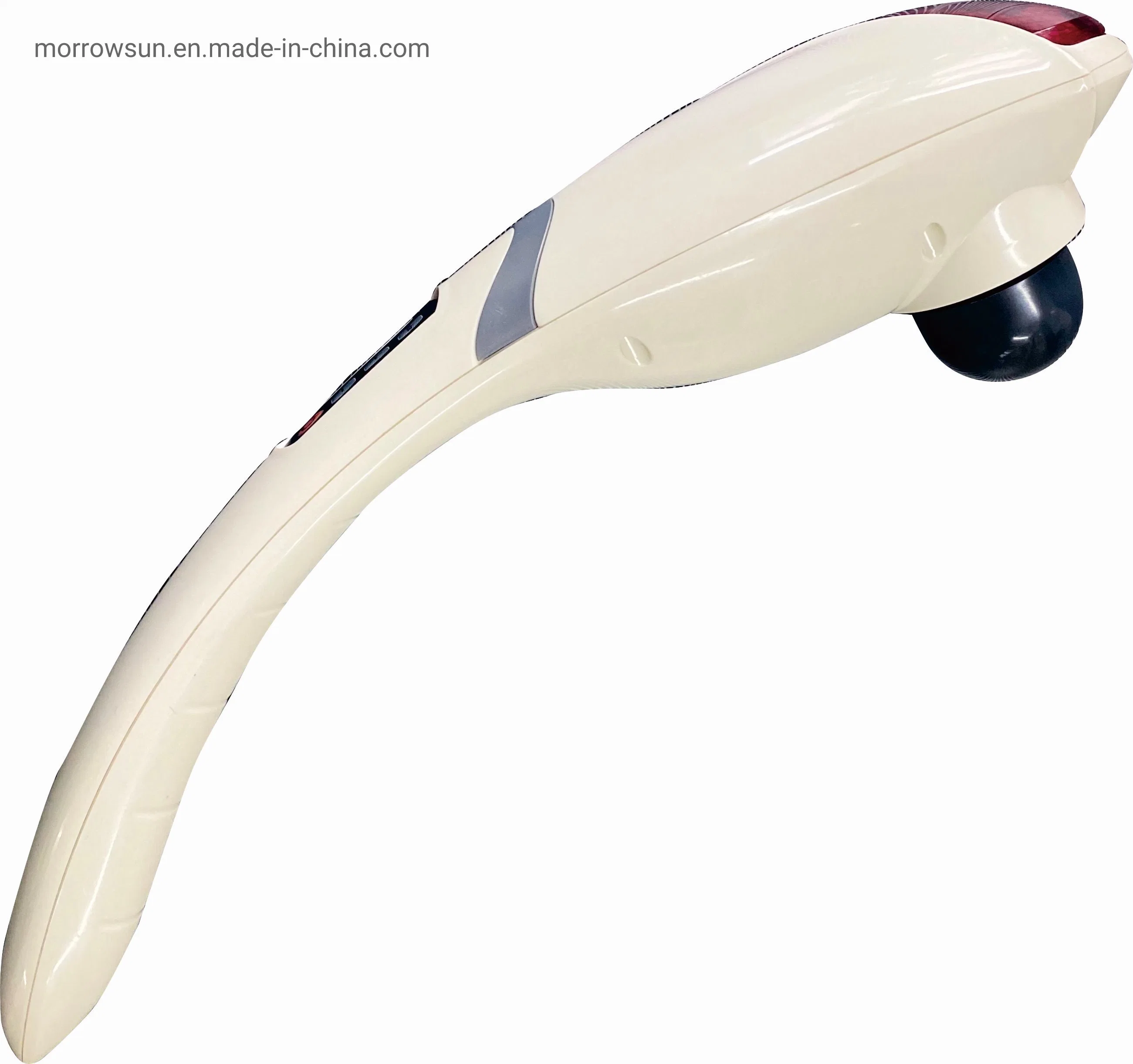 Cordless Lotus Design Whole Body Infrared Therapy Portable Handheld Massage Hammer with USB Cable and Multi-Vibration Heads