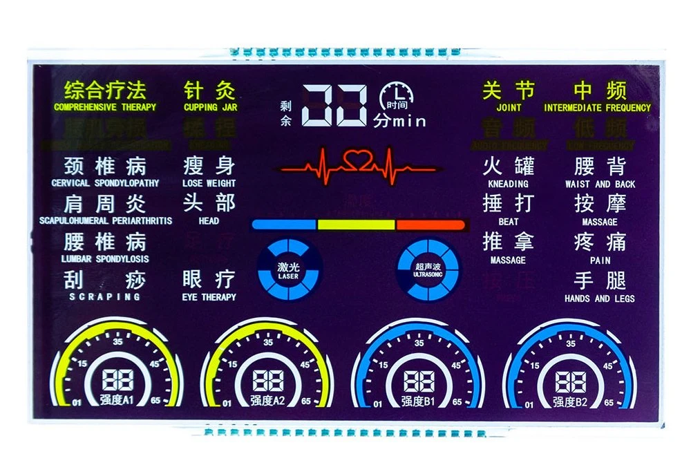 Large-Sized Tn Segment LCD for Medical Treatment Display LCD