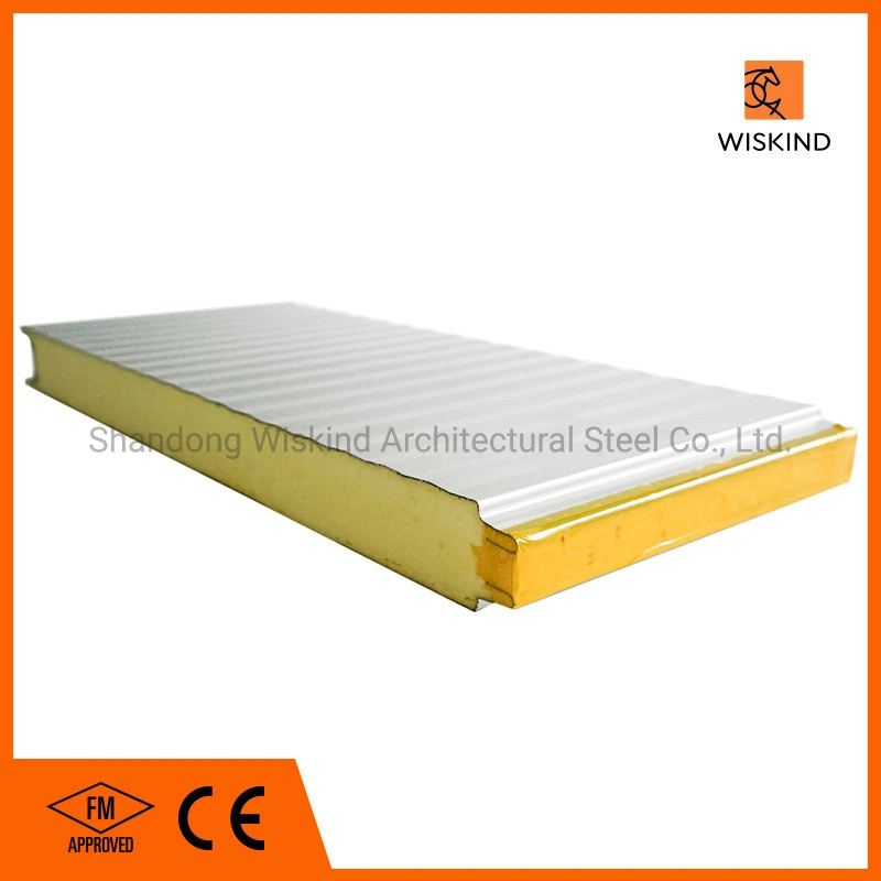 50mm/75mm/100mm/150mm/200mm/300mm PU/PIR/PUR/Puf/Polyurethane/Structural Insulated Sandwich Panel for Cold Storage