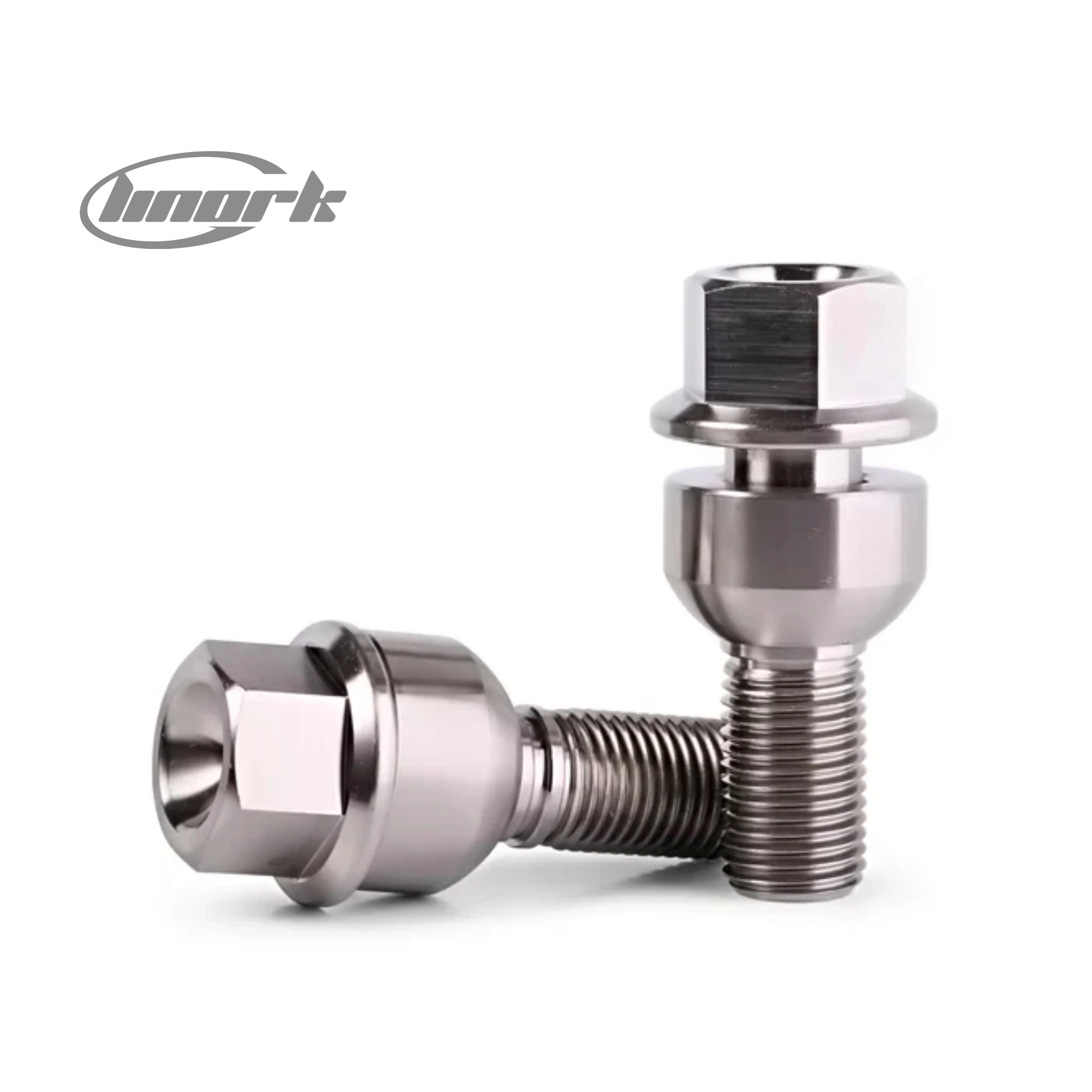 Piezas para automóvil M12X1.25 tornillo de lengüeta de rueda de bloqueo cromado 28mm vástago Longitud