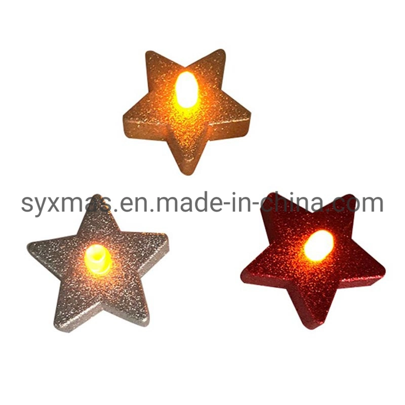 Wholesale/Supplier Christmas Star Shape LED Tea Light