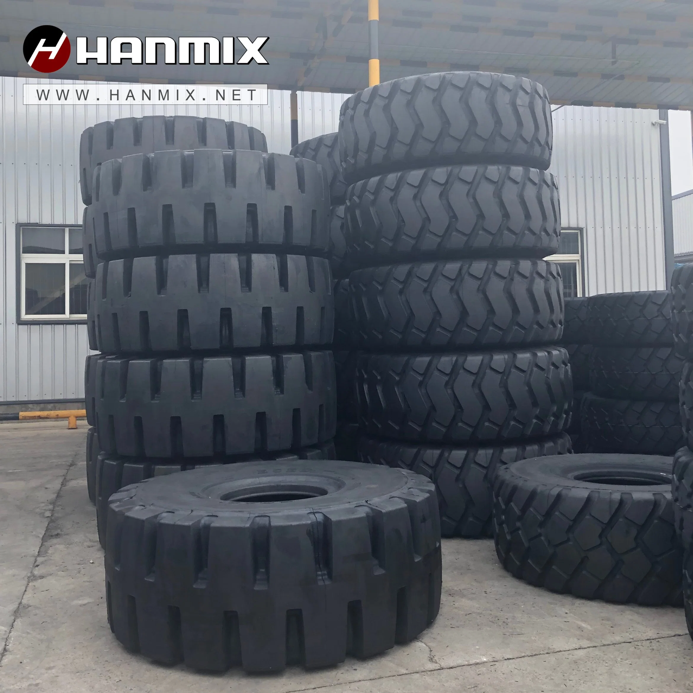 Hanmix radiales OTR neumáticos para&amp;articulado Dumper rígido de la Niveladora pala cargadora de ruedas bulldozer de minería E3 L3 E3/L3 E4 E4/L4 L5 L5s