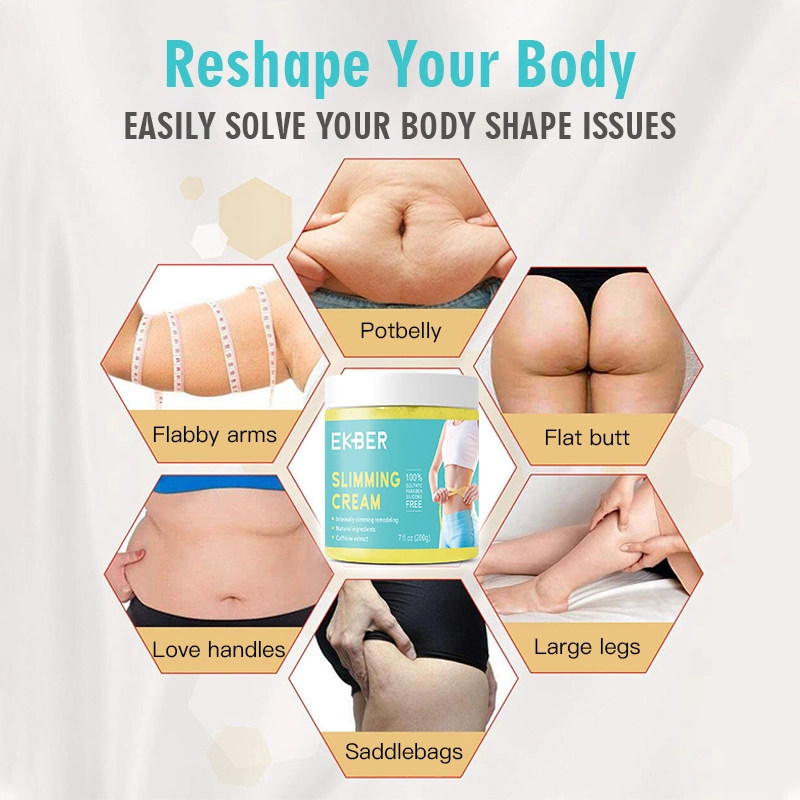 Customize Logo Natural Organic Loss Weight Sweating Body Fat Burning Slimming Cream Hot Cream