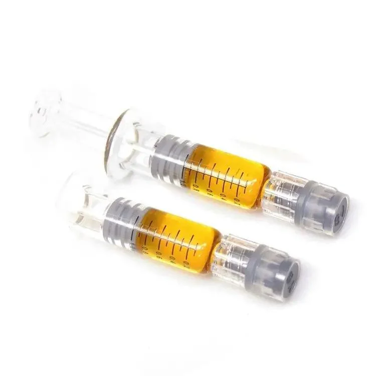 Factory Price 1ml Oil Prefilled Glass Syringe with Airtight Luer Lock Cap