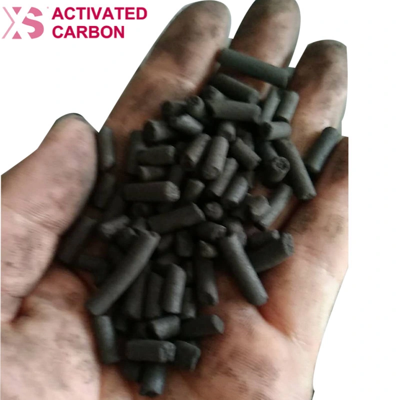 3.0mm Pellet Activated Carbon Ctc60 for Air Purification with 6% KOH Impregnated