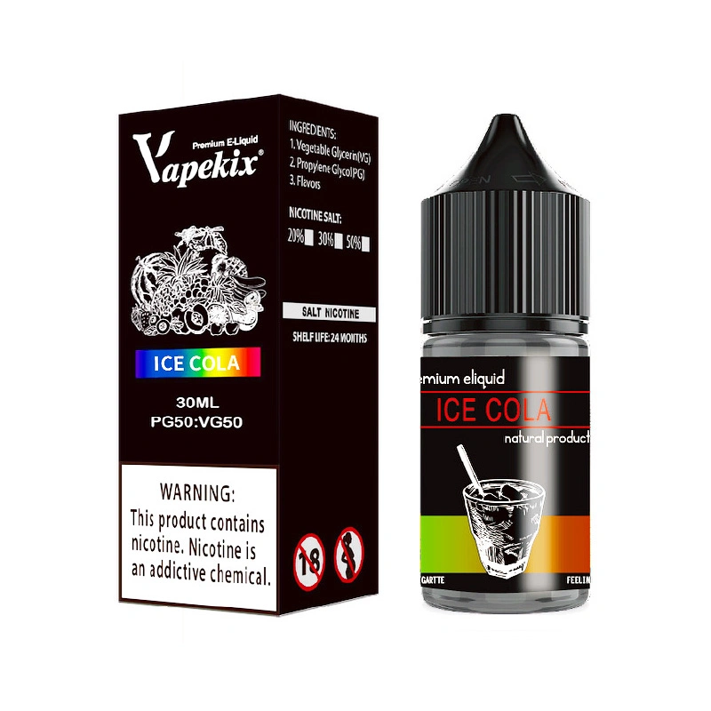 Vente en gros OEM 10ml 30ml 50ml 60ml 100ml sel de nicotine Vape Jus