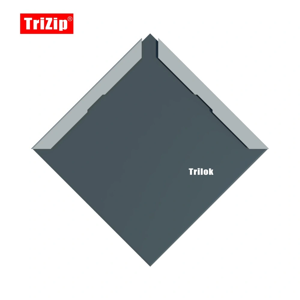 Trilok Metal Interlocking Roofing, Wall Cladding, Facade Square Shingle Tile - Td191