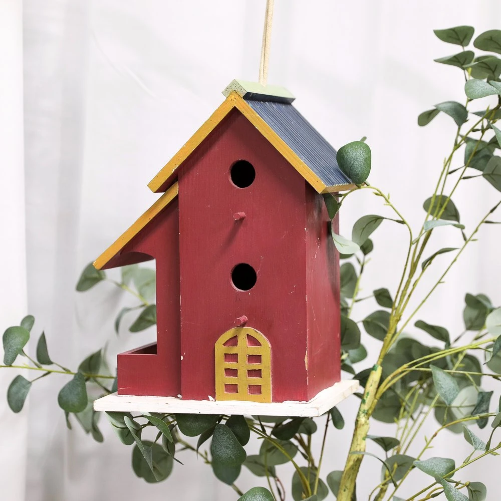 Custom House Craft d'oiseaux en bois de la chambre d'oiseaux en bois