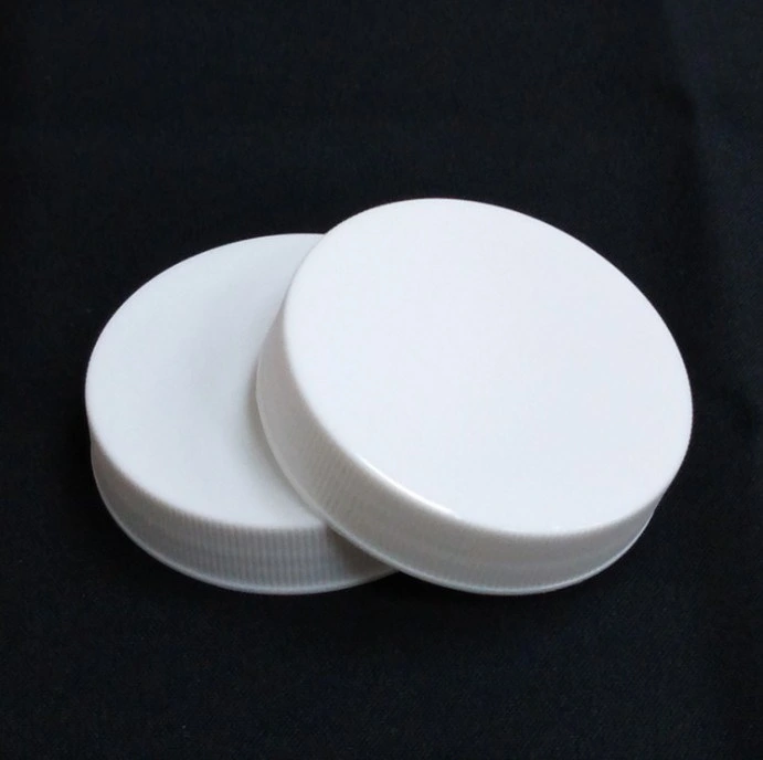 38/400 White Smooth Plastic Unlined Caps Screw Top Caps with Pressure Liner