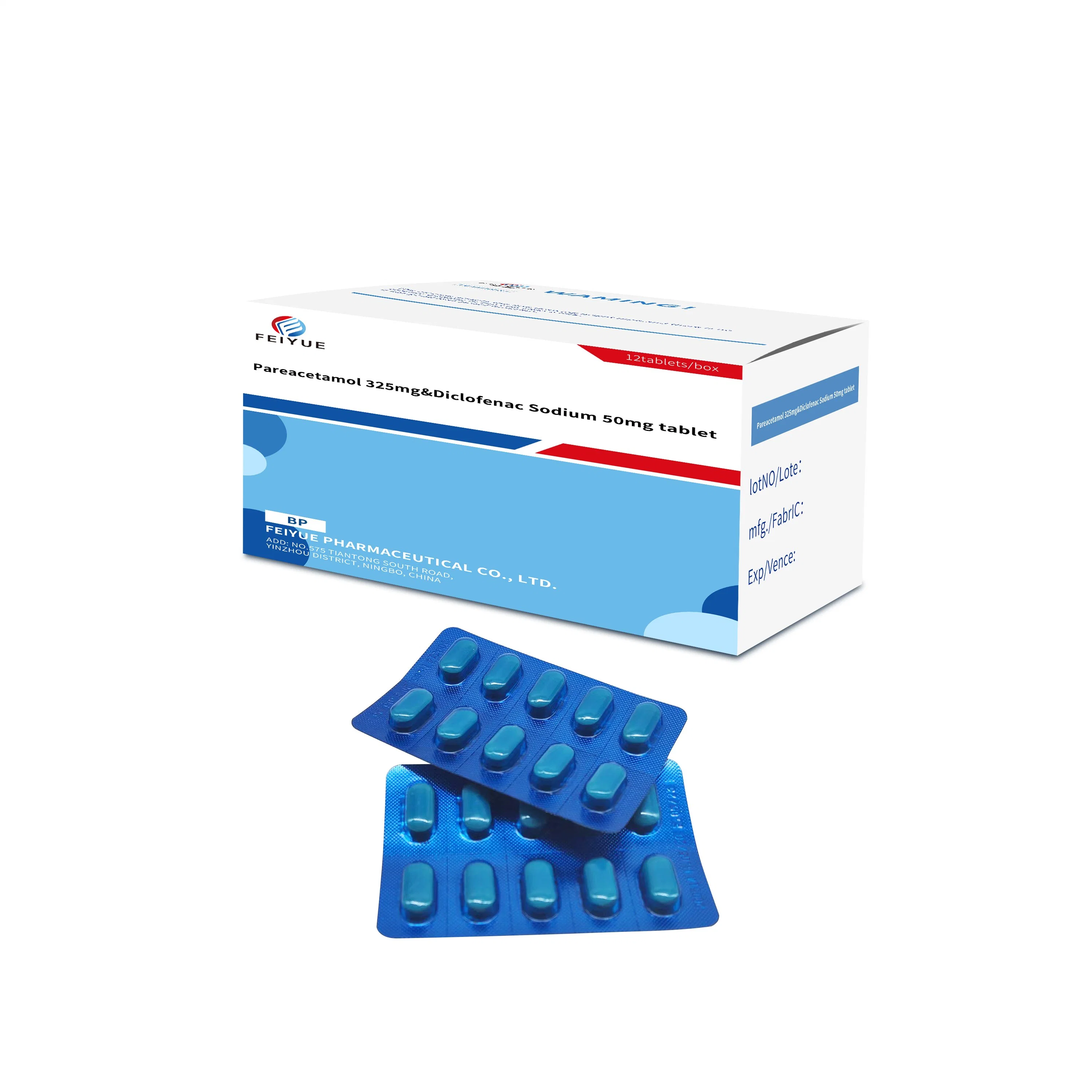 Tablet Socomol/Pareacetamol Diclofenac Sodio Tablet 325 mg mais 50 mg