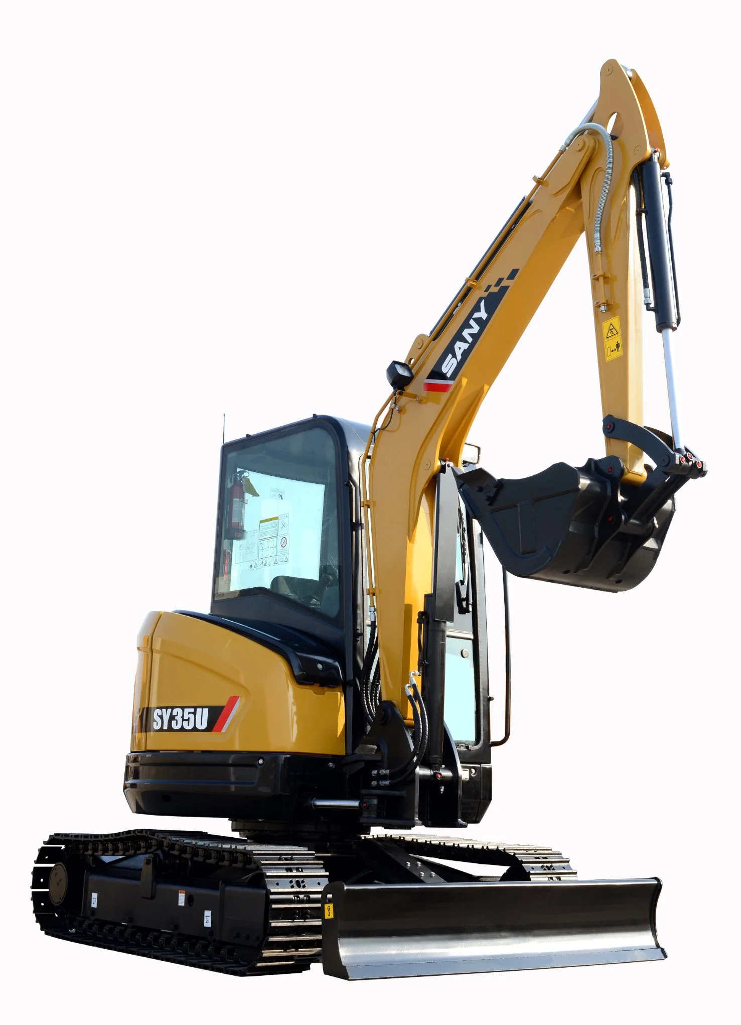 Sany Construction Equipment with 0.12 Square Meter Bucket Capacity Mini Excavator Sy35u