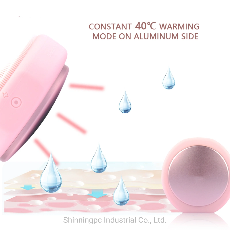 Best Sell Electric Silicone Facial Warm Sun Cleansing Device Instrument